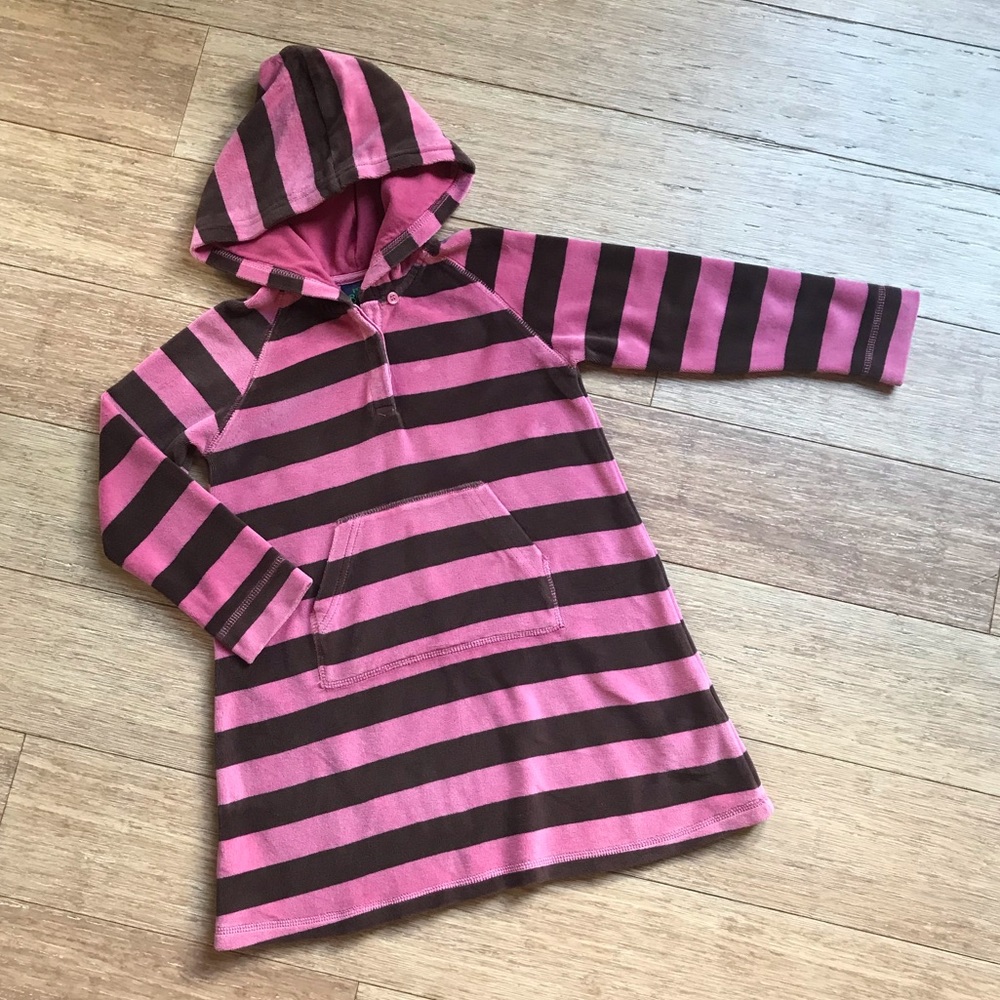 Mini Boden Striped Winter Dress